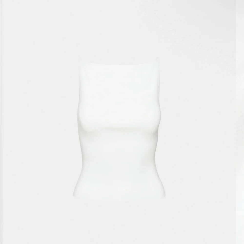 Aritzia Babaton Reputation Tank Top White Small - Picture 3 of 6
